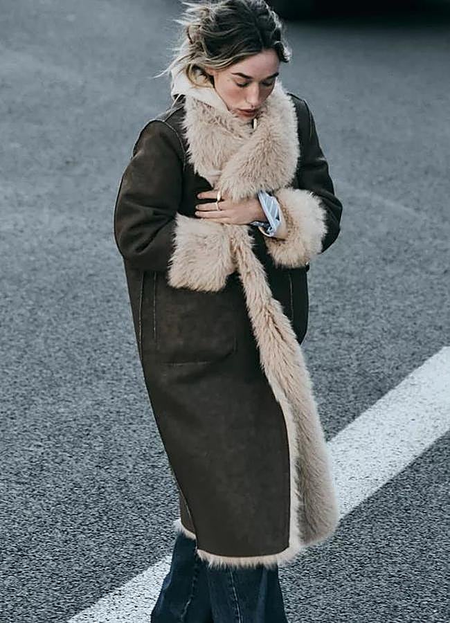 Imagen - Abrigo con forro de pelo reversible