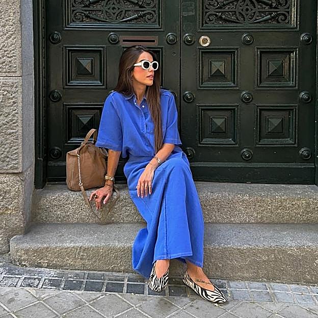 Dónde comprar las bailarinas de cebra que triunfan entre las chicas más elegantes