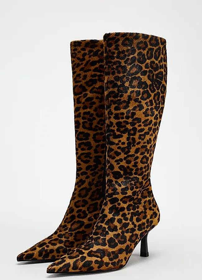 Imagen - Botas de tacón con estampado de leopardo