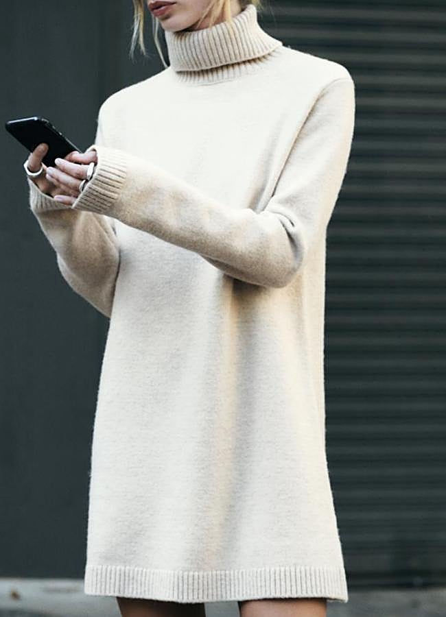 Imagen - Vestidos de punto para el invierno (ZARA)