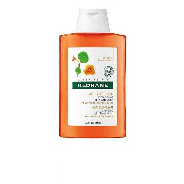 Champú al Extracto de Capuchina de Klorane.