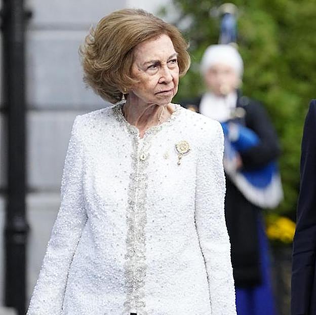 La reina Sofía, en la última edición de los Premios Princesa de Asturias. 