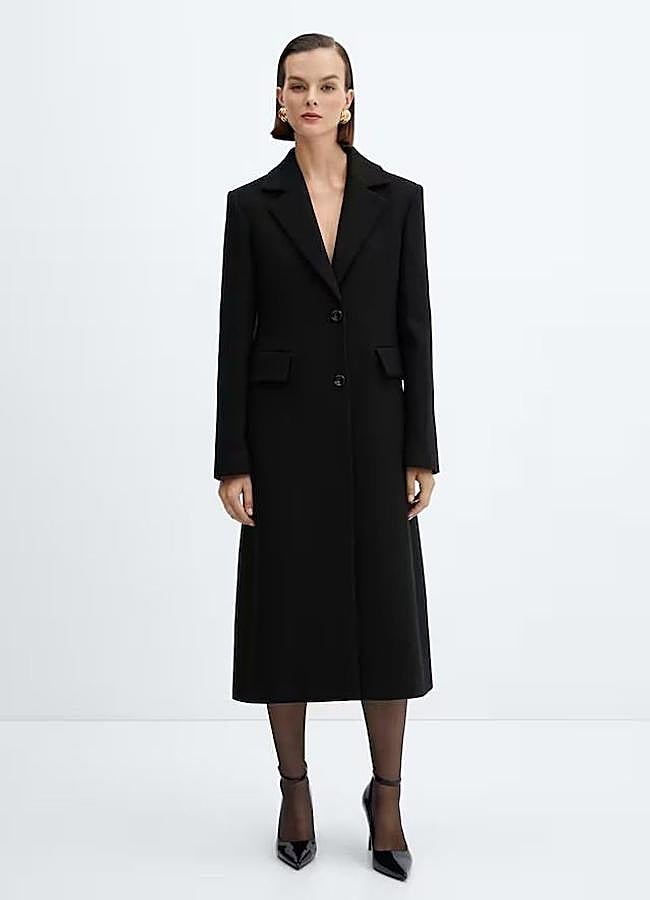 Imagen - Abrigo negro tailoring