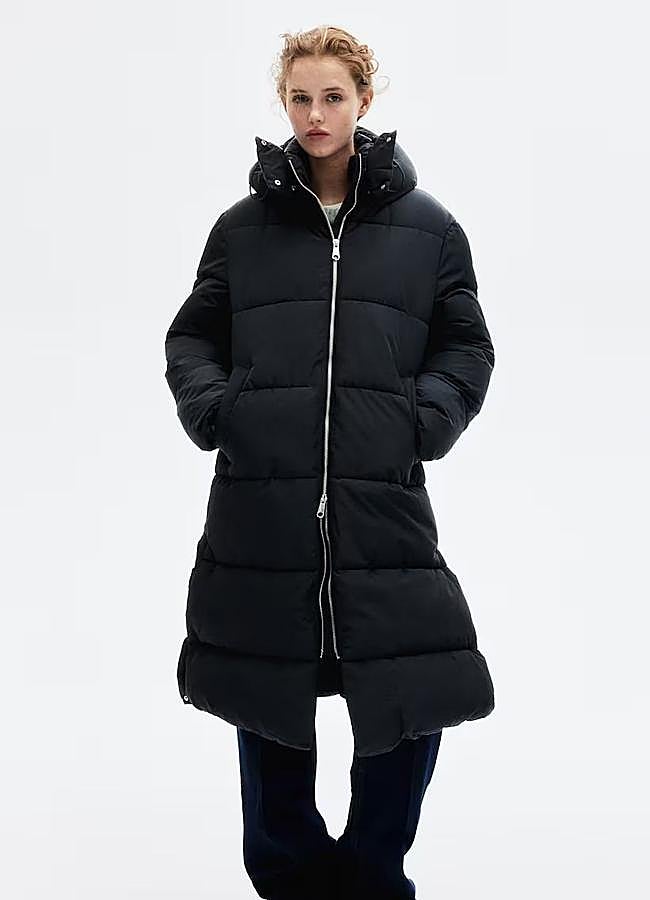 Imagen - Abrigo negro tipo anorak