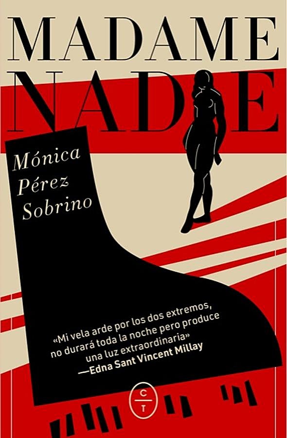 Imagen - Portada del libro de Mónica Pérez Sobrino, Madame Nadie. / Círculo de Tiza