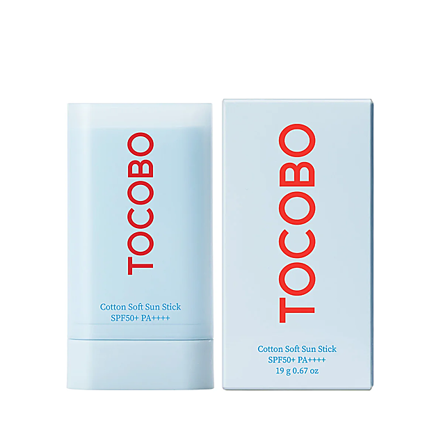 Cotton Soft Sun Stick SPF50 PA++++ de Tocobo.