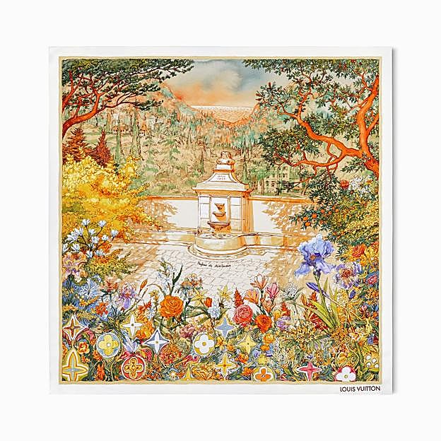 El pañuelo que Nicolas de Crécy ha creado para Louis Vuitton-