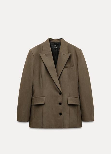 Imagen - Americana con estampado de cuadros de Zara (59,95 euros)