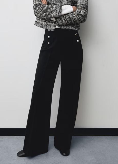 Imagen - Pantalones negros de Mango (39,99 euros)