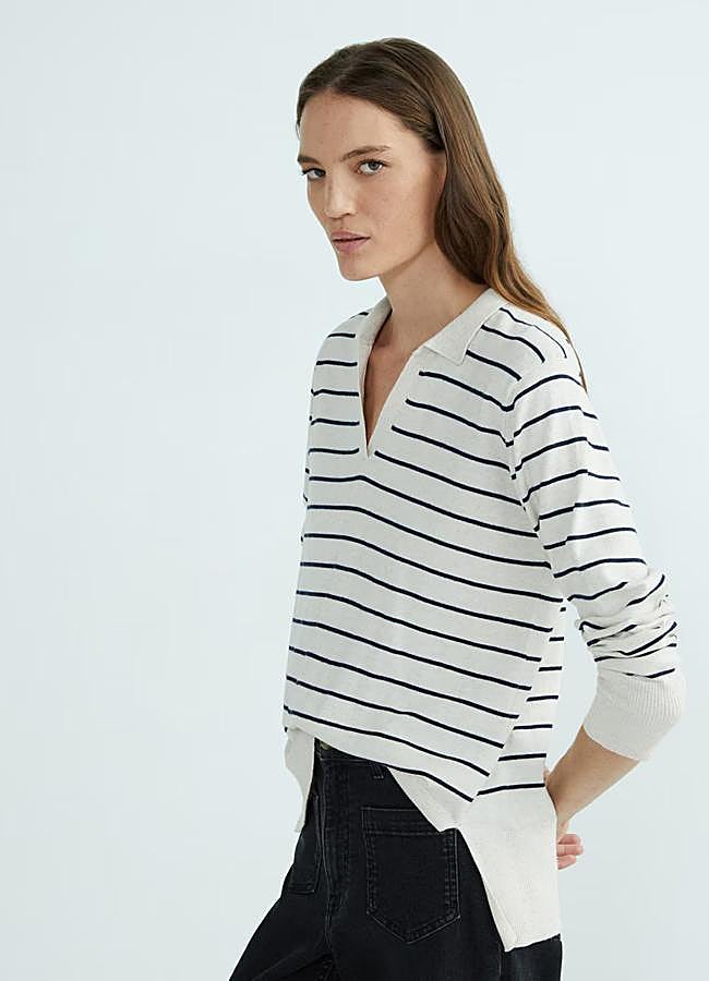 Imagen - Jersey con estampado de rayas de Hipercor (17 euros).