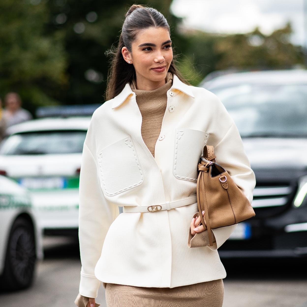 Cómo vestir de blanco en invierno.