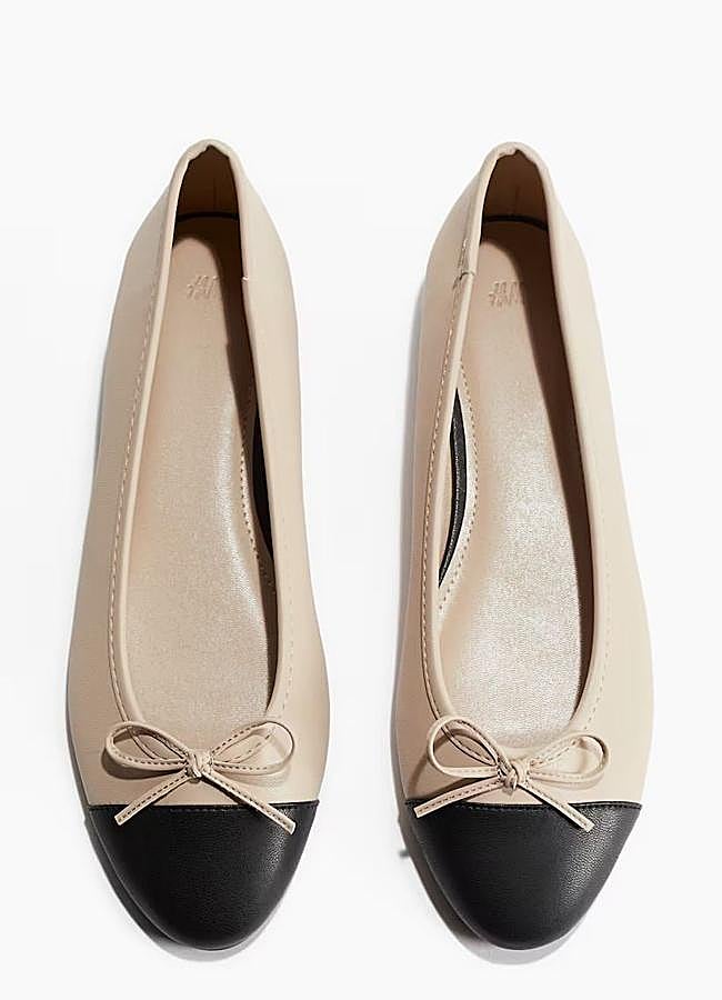 Imagen - Bailarinas con punta negra planas