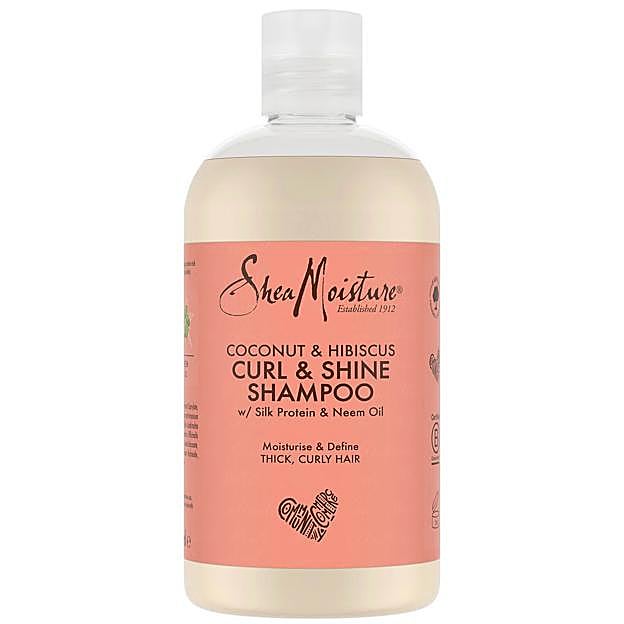 SheaMoisture Coconut & Hibiscus Curl & Shine Shampoo.