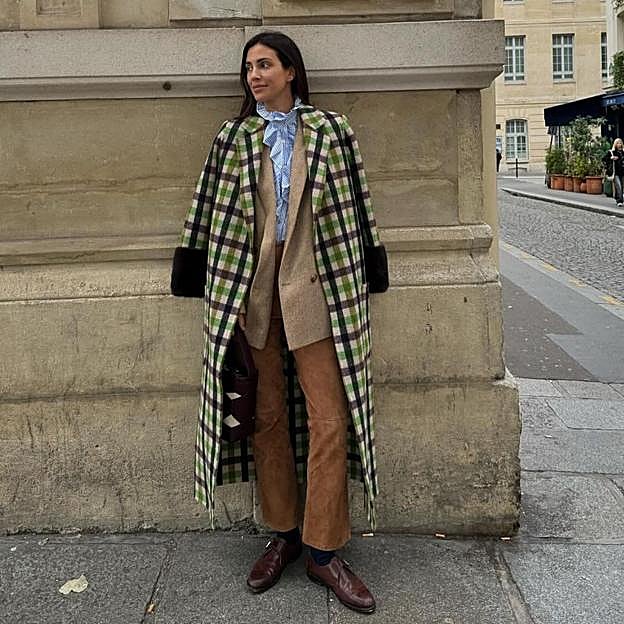 El look de Sassa de Osma en París. 