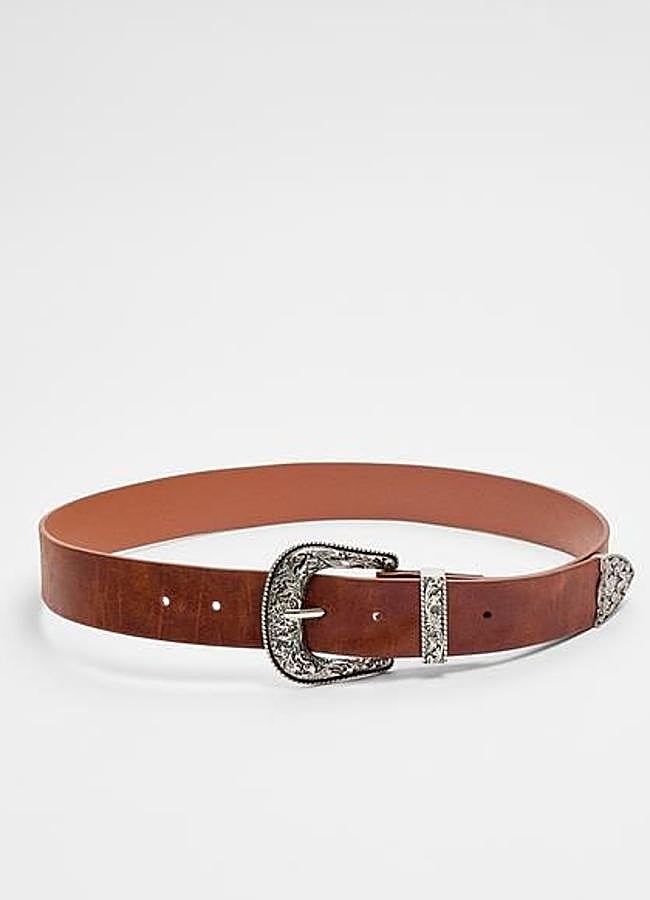 Imagen - Cinturón cowboy con hebilla grabada