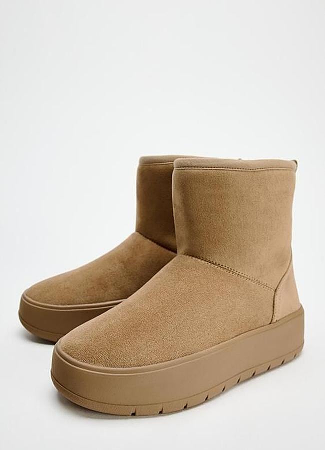 Imagen - Botines planos con forro de pelo