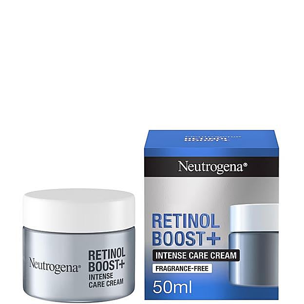 Crema Retinol Boost+ Intense Care de Neutrogena.