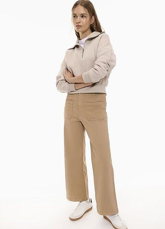 Imagen - Pantalones culotte con tiro alto