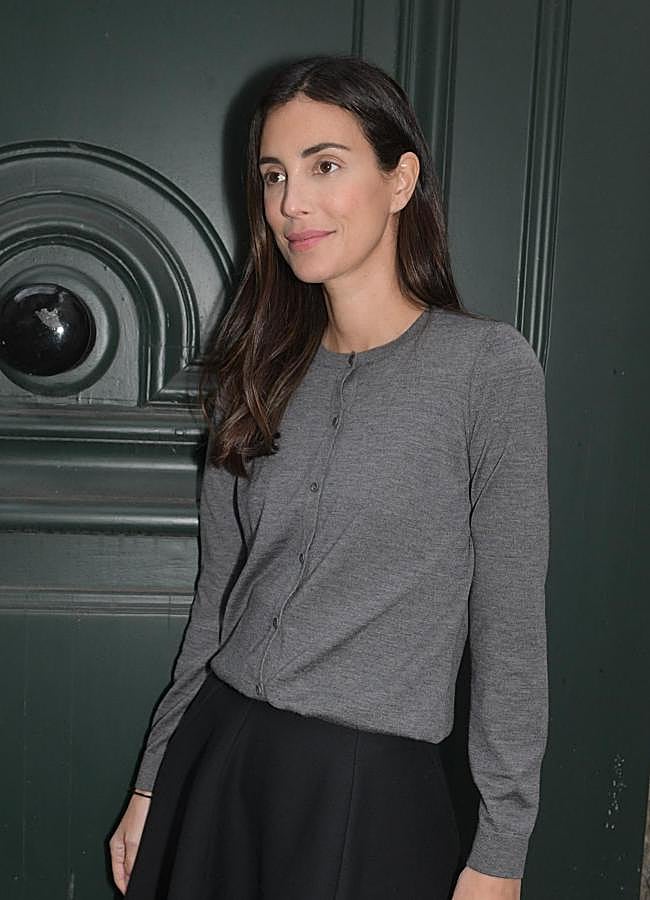 Imagen - Sassa de Osma con un cárdigan de Falconeri. / @sassadeo