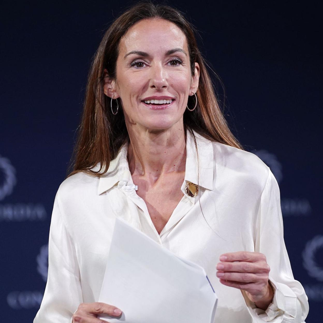 Telma Ortiz, en la Cumbre Concordia en Nueva York, un evento anual que pone en pie la organización sin ánimo de cluro en la que trabaja. 