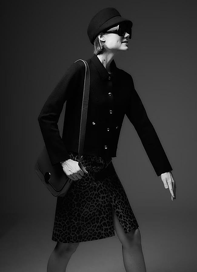 Imagen - Falda animal print midi efecto piel