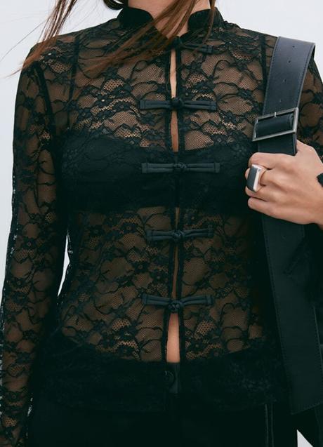 Imagen - Camisa negra de Parfois (49,99 euros)