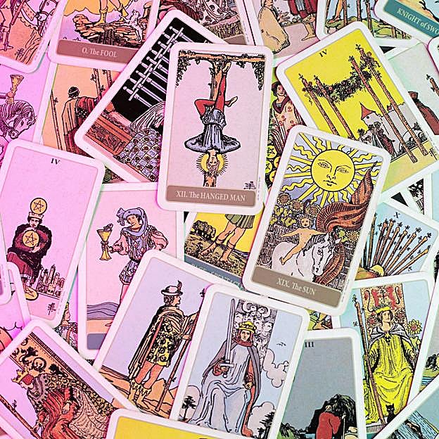 Las cartas del Tarot. 