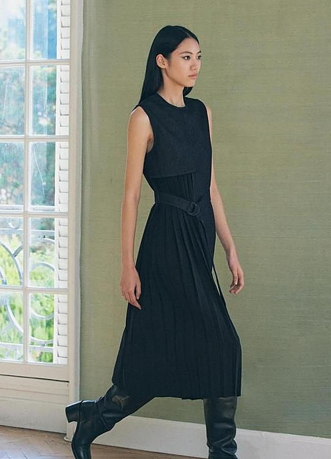 Imagen - Vestido vaquero midi de tablas