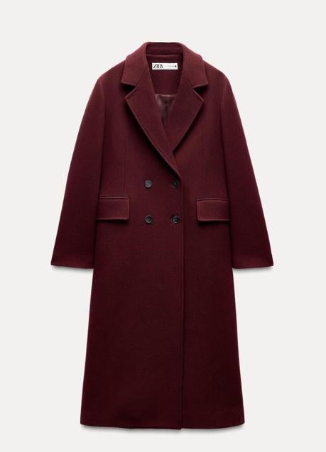 Imagen - Abrigo burdeos de Zara (129 euros)