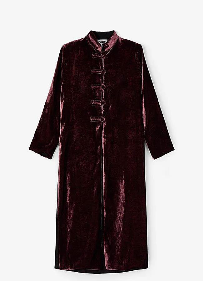Imagen - Abrigo chiniski velvet vino (269,95€)