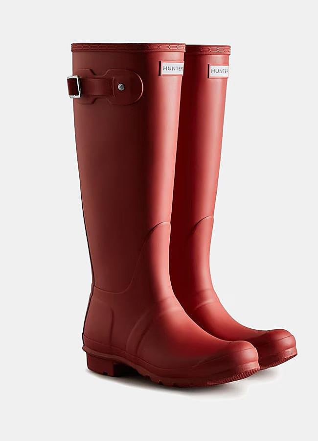 Imagen - Botas de agua rojas de HUNTER