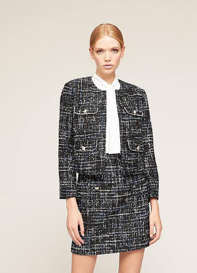 Imagen - Conjunto de tweed con hilos combinados