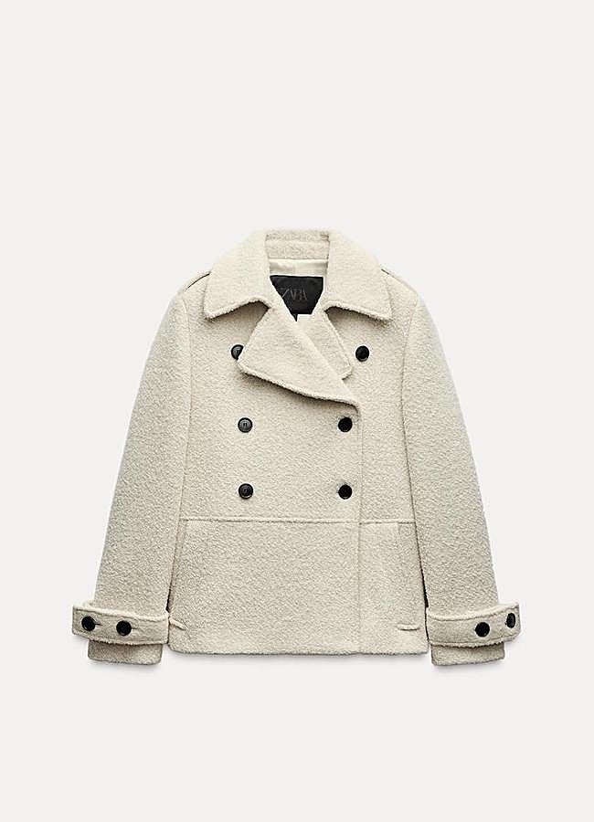 Imagen - Abrigo bouclé con lana ZW Collection de Zara (119€)
