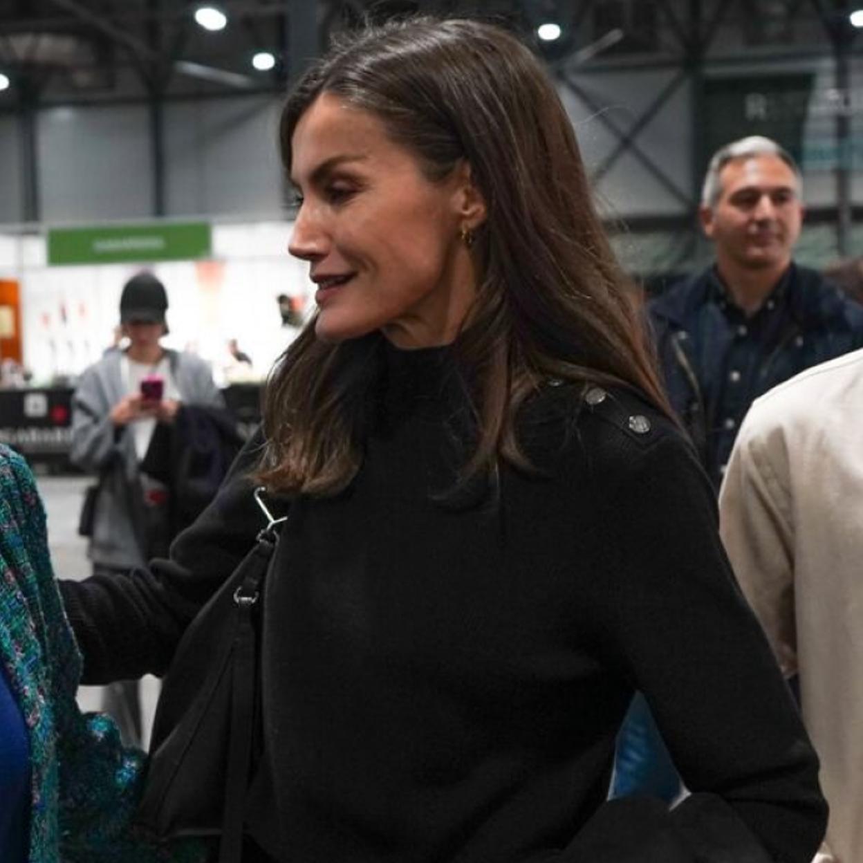 La reina Letizia durante su visita a la Feria BioCultura 2024.