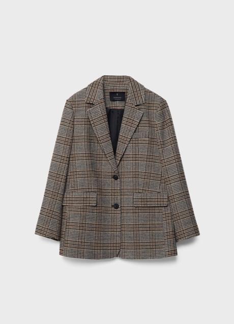 Imagen - Americana con estampado de cuadros de Stradivarius (39,99 euros)