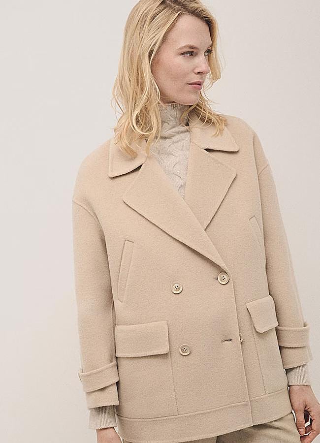 Imagen - Abrigo corto cruzado de doble faz de Roberto Verino.