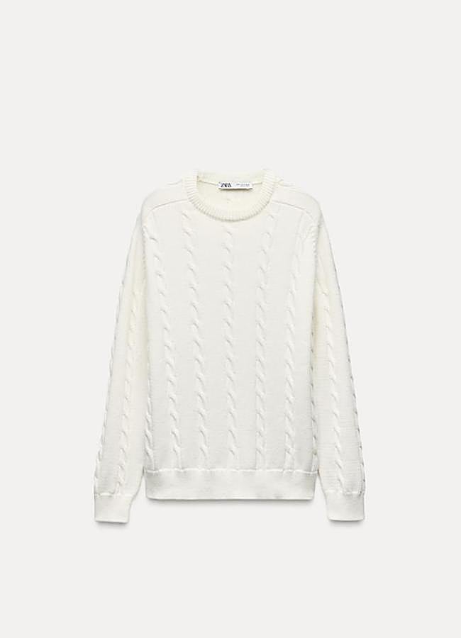 Imagen - Jersey de blanco de Zara (ZARA)