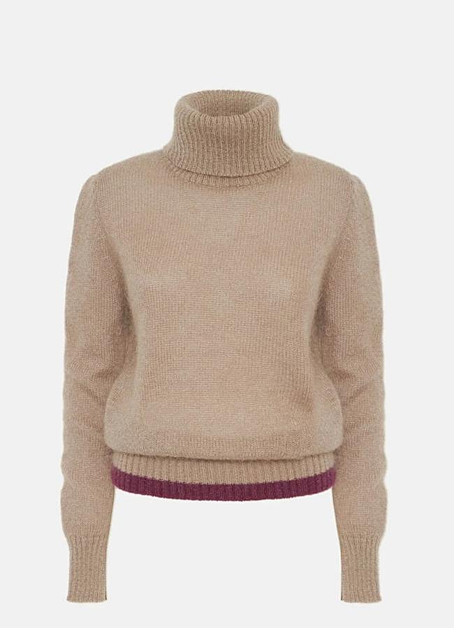 Imagen - Jersey de punto en color beige de Laia Alen.