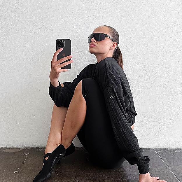 Mujer haciendo ejercicio. 