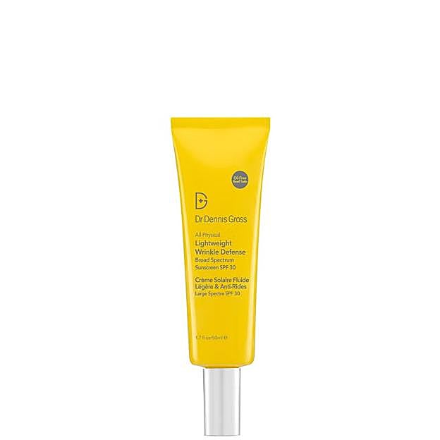 Dr. Dennis Gross Skincare All-Physical Lightweight Wrinkle Defense SPF 50.