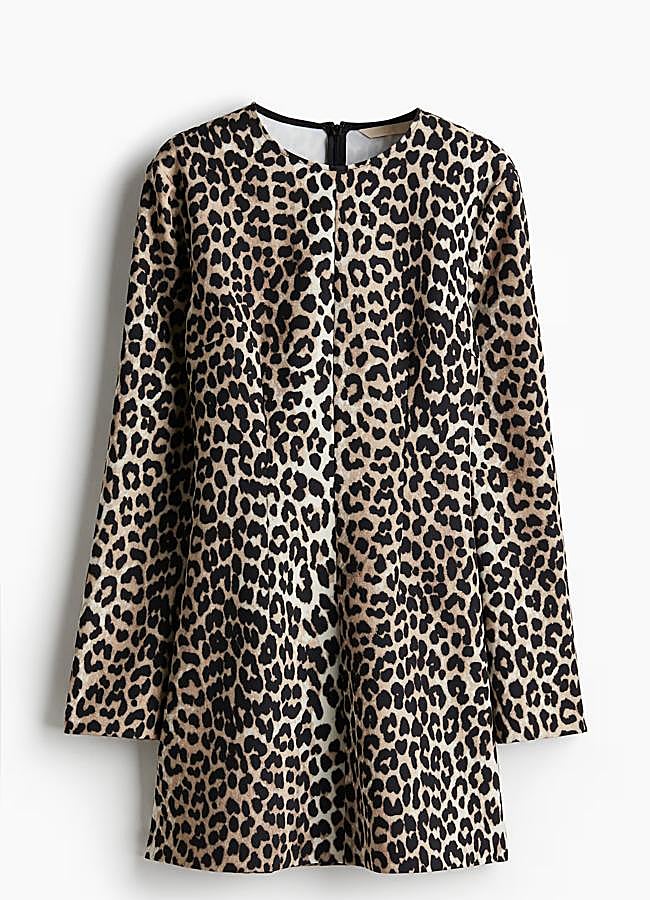 Imagen - Vestido estampado de leopardo de H&M.