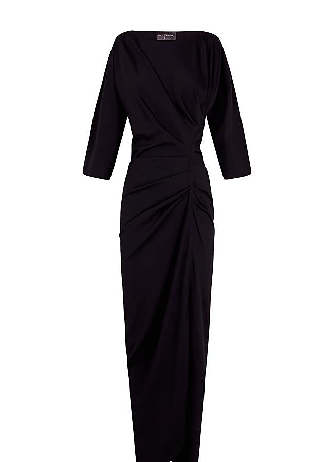 Imagen - Vestido negro fruncido de Cortana.