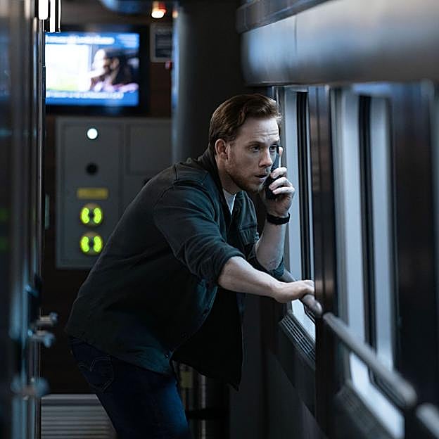 Joe Cole en una imagen de Nightsleeper: ataque al tren.