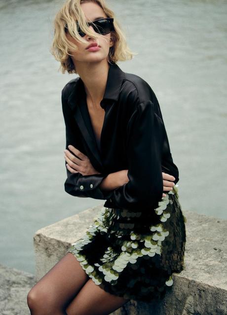 Imagen - Falda con lentejuelas de Zara (29,99 euros)