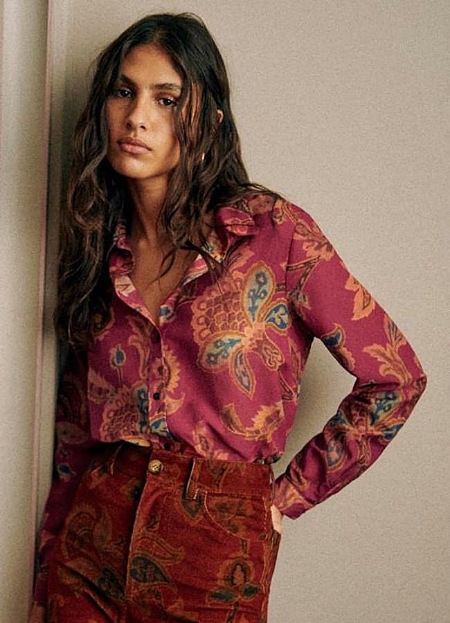 Imagen - Blusa con estampado oriental