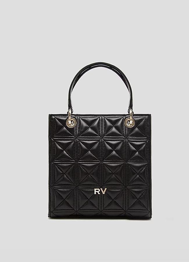 Imagen - Bolso de mano acolchado en color negro