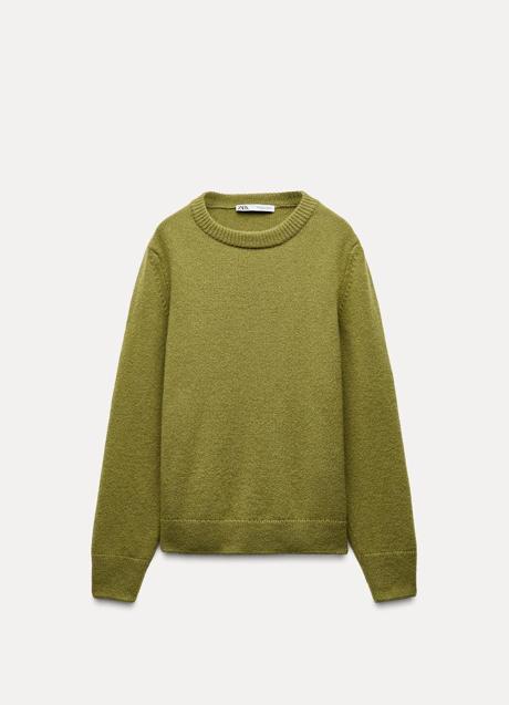 Imagen - Jersey verde de Zara (69,99 euros)