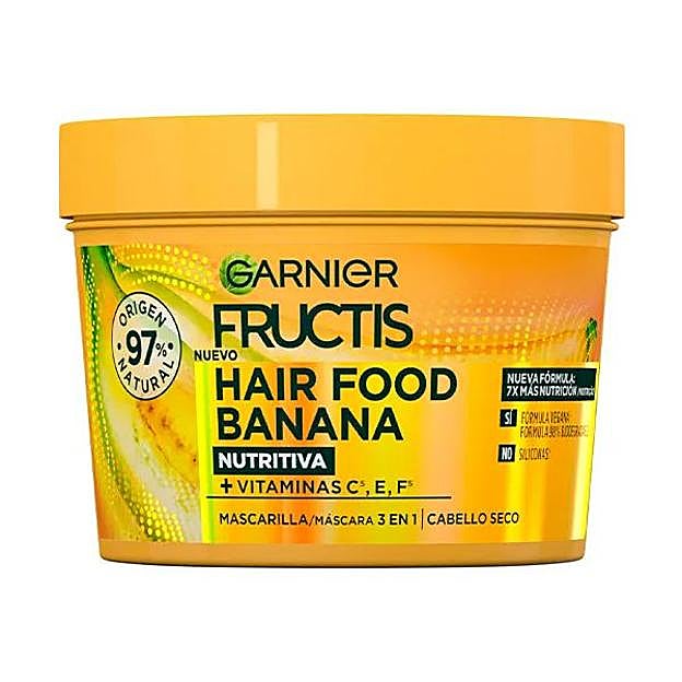 Fructis Hair Food Banana de Garnier. Precio: 6,99 euros