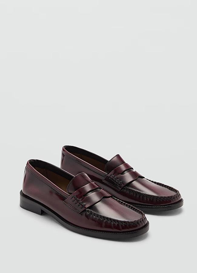 Imagen - Mocasines en burdeos de Mango.