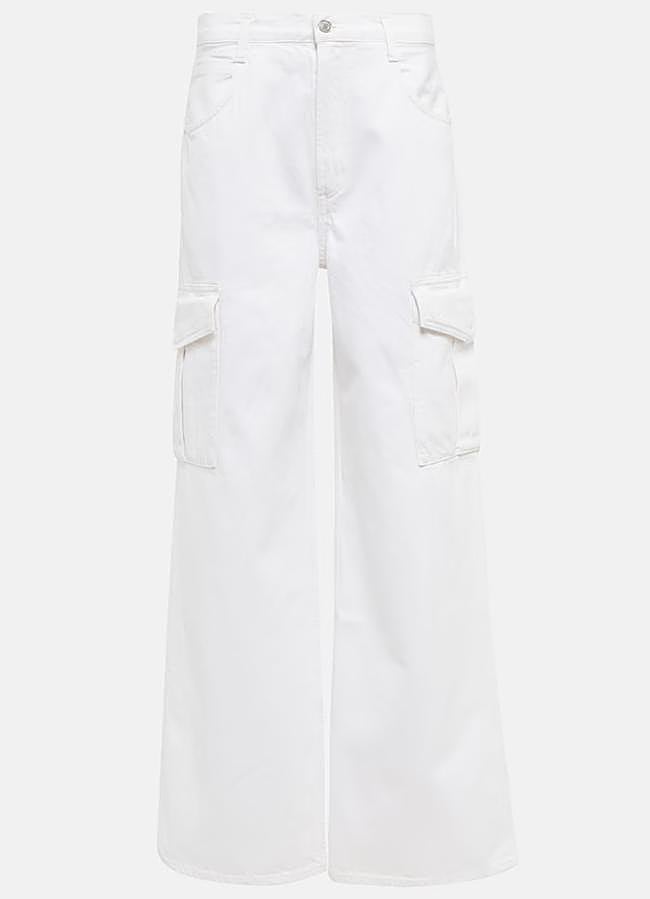 Imagen - Pantalones cargo en blanco de Agolde.